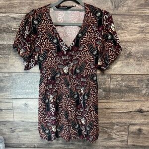 Disturbia Hemlock Button up Romper